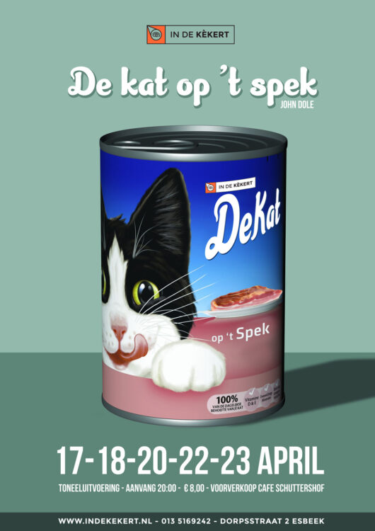 De kat op 't spek | Poster | In De Kèkert |
